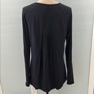 Lululemon Black Long Sleeve Plated Top Size 10